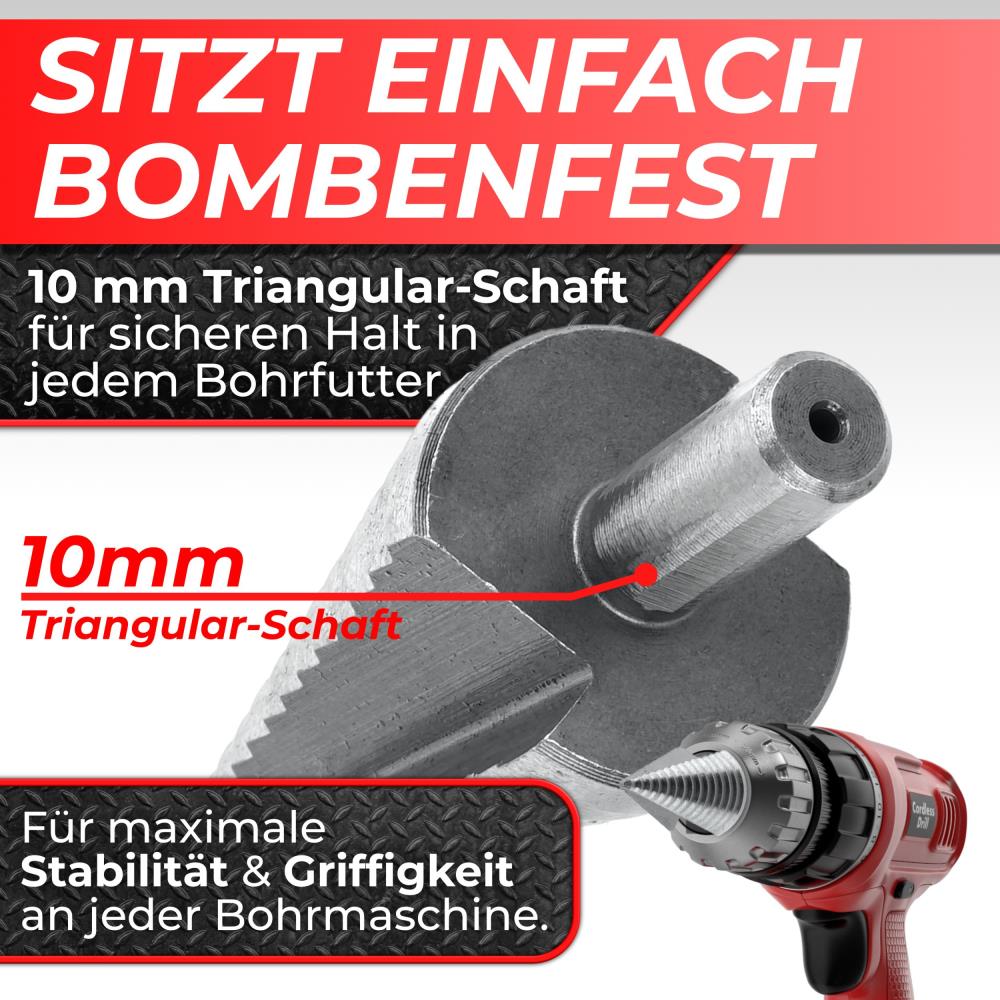 Woltersberger HSS Stufenbohrer Ø 5-35mm mit 13 Stufen