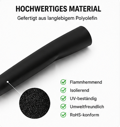 Schrumpfschlauch Rot 3,0 mm 1 Meter