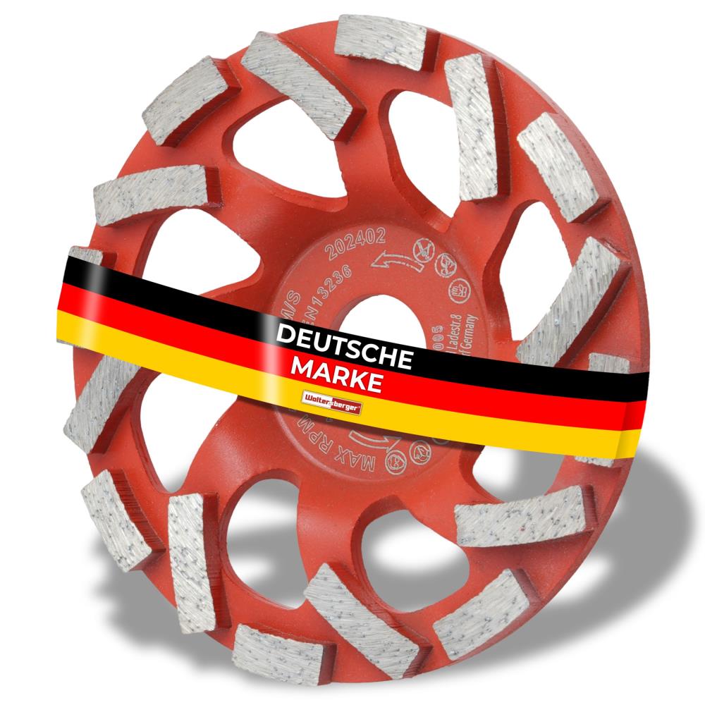 Woltersberger® Diamantschleiftopf 125mm Typ A