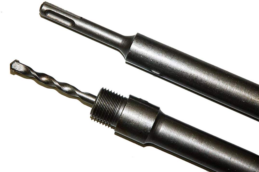 Sds Plus / Sds Max 120 600mm Extension Adapter Core Bit M22 Center