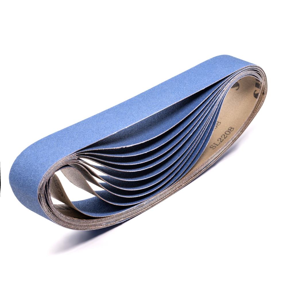 Woltersberger® Schleifbänder Zircon 40x760mm Set 4 Körnungen
