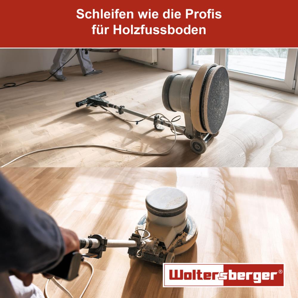 Woltersberger® Schleifscheibe 225mm Rot P40 8+1 Loch 30 St.