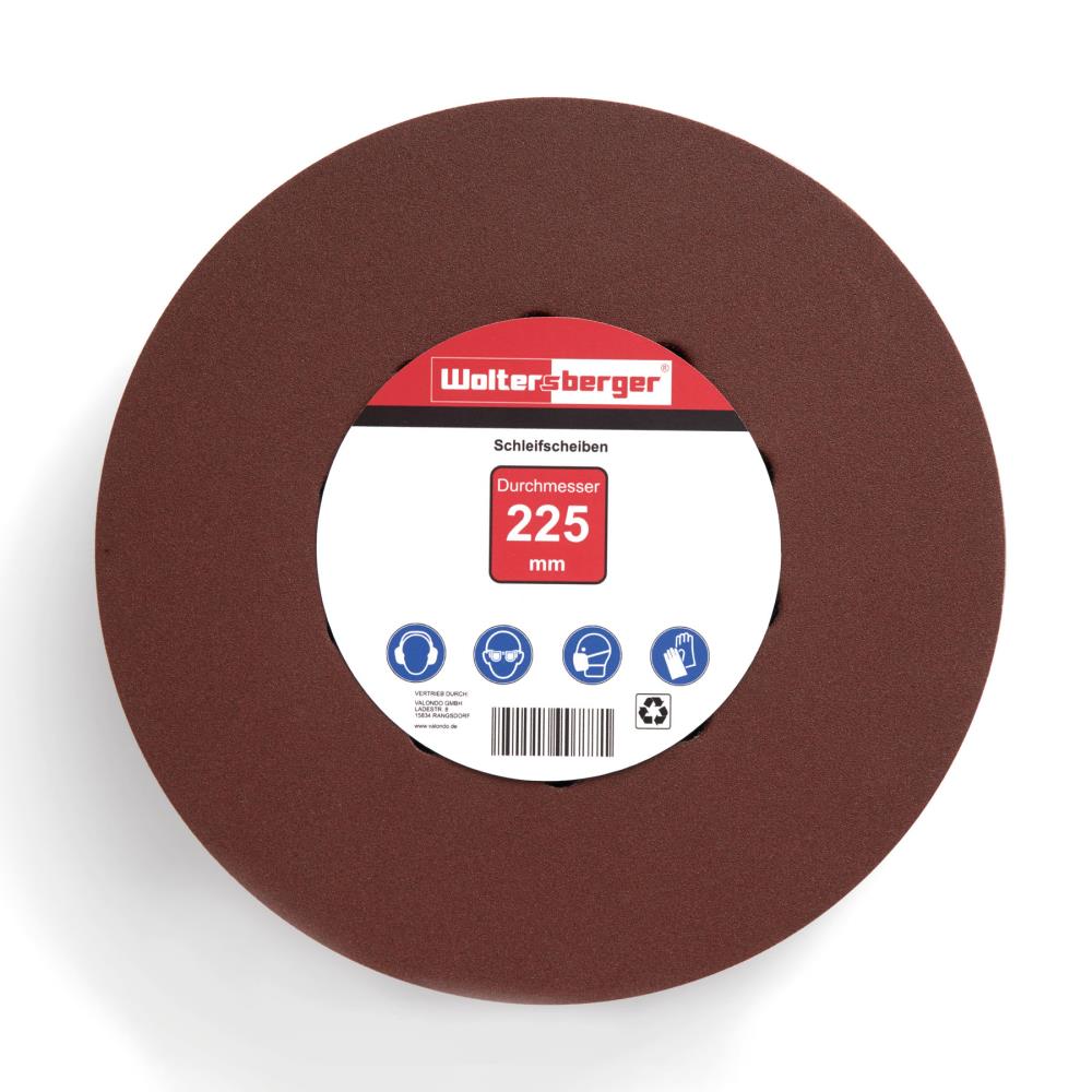 Woltersberger® Schleifscheibe 225mm Rot P40 8+1 Loch 30 St.